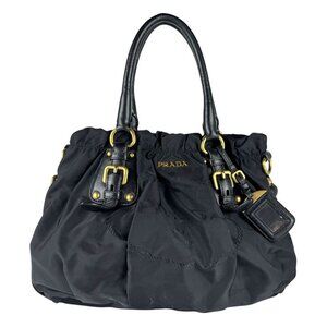 Prada Shoulder Bag Nylon Black